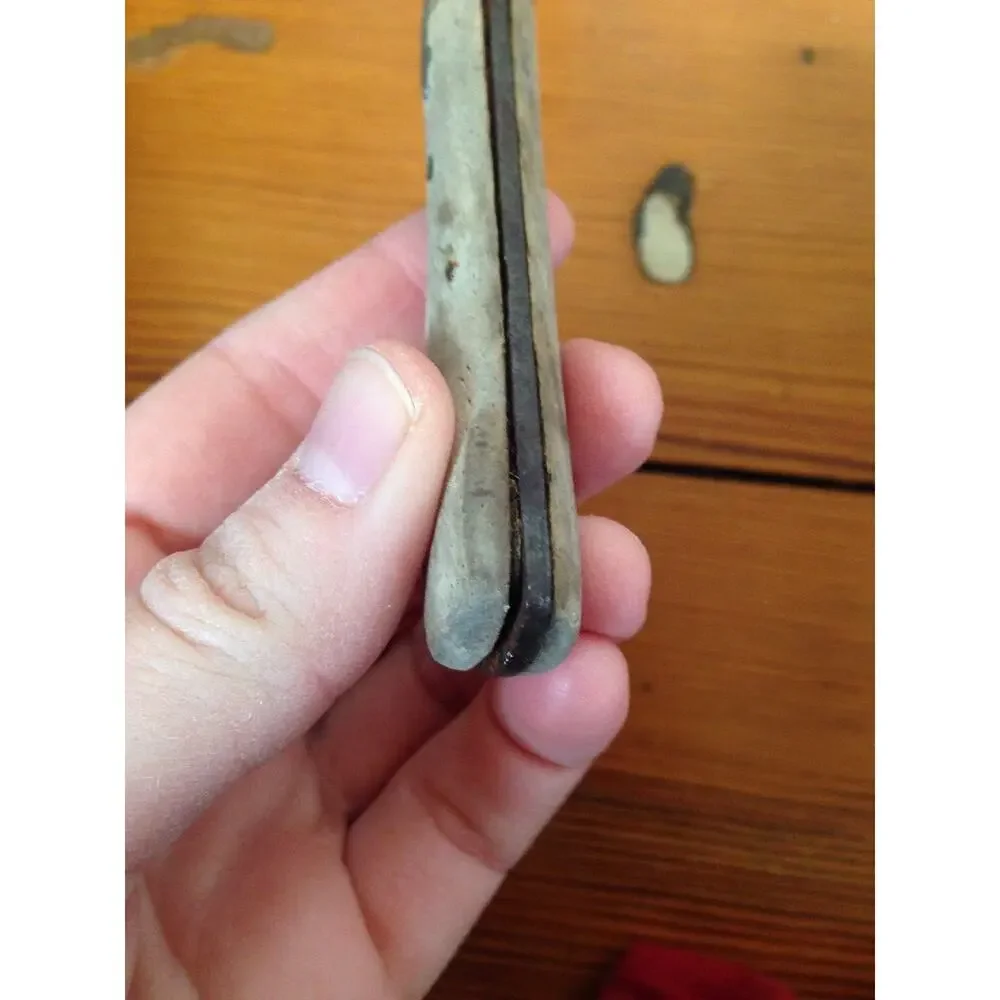 Antique 1800s Civil War Era Steel Tines Wood Handle 3 Prong Fork Virginia Farm